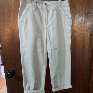 Gap wide leg capris!